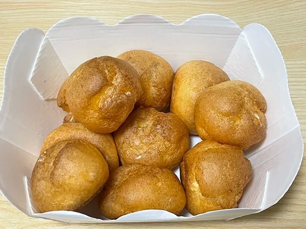 プチシュークリームの写真（撮影：grapeフード編集部）