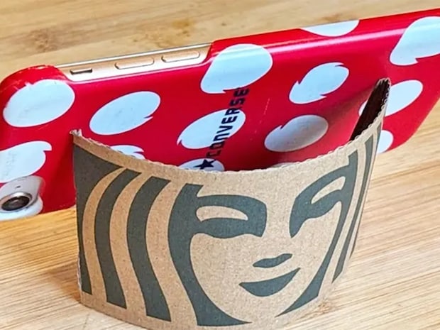 スタバの『スリーブ』捨てないで！　簡単リメイク術に「もっと集めたい」「売り物みたい」