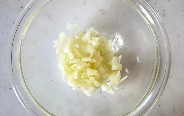 タマネギを加熱した画像（撮影：エニママ）