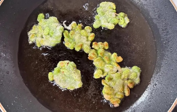 衣がきつね色になった画像（撮影：エニママ）