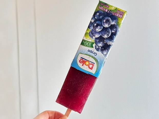 紙パックジュースアイス（撮影：grapeフード編集部）