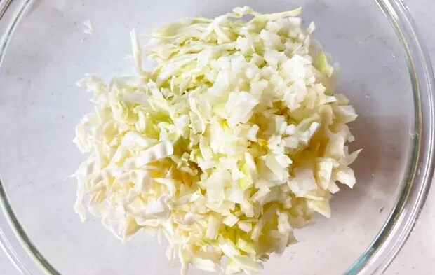 耐熱ボウルに入れた画像（撮影：エニママ）