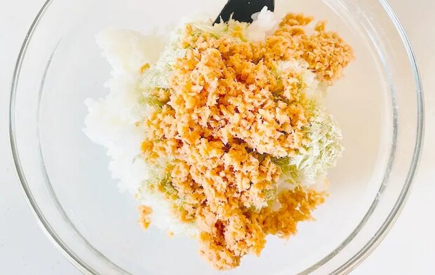 ご飯に材料を加えた画像（撮影：エニママ）