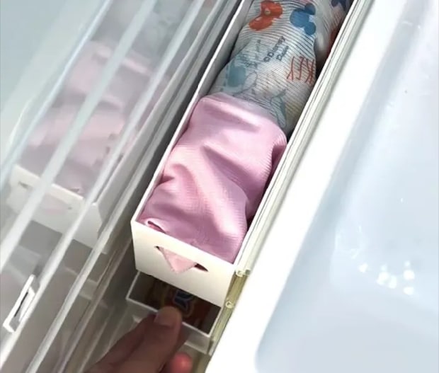 スライドできる収納ボックスの画像