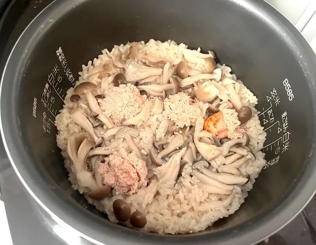 炊き上がった画像（撮影：エニママ）