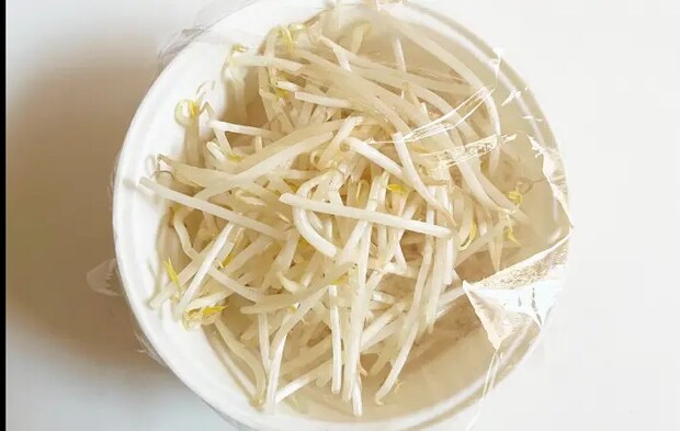 レンジ加熱前のもやしの画像（撮影：エニママ）