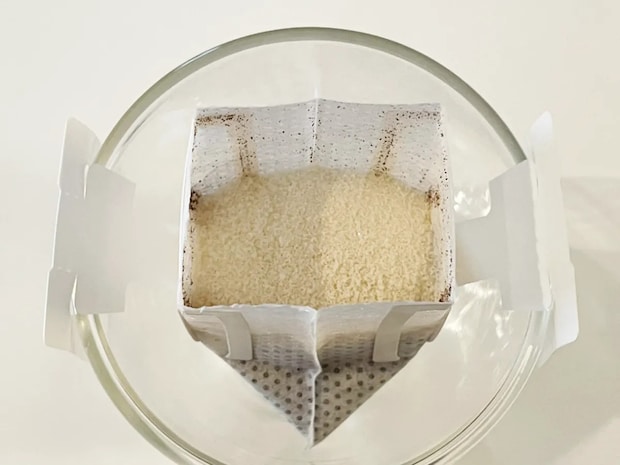 コーヒーゼリーの「超簡単」な作り方 ドリップコーヒーにお湯を注ぐ前に?