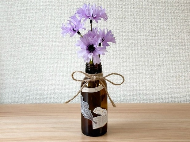 花瓶に再活用（撮影：grapeライフハック編集部）