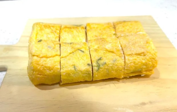 まな板の上でカットした画像（撮影：エニママ）