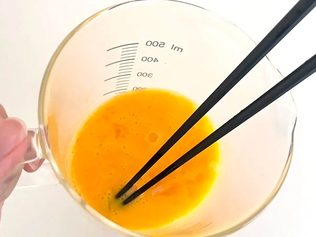 出汁も醤油も使いません！　作った玉子焼きに、家族が「味が濃くておいしい！」