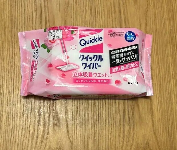クイックルワイパーのシート（撮影：grapeライフハック編集部）