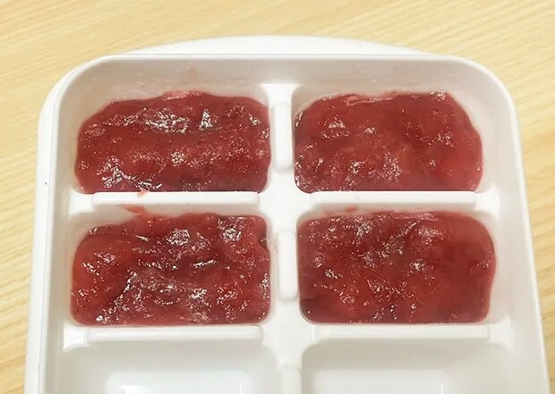 凍ったジャムの写真（撮影：grapeフード編集部）