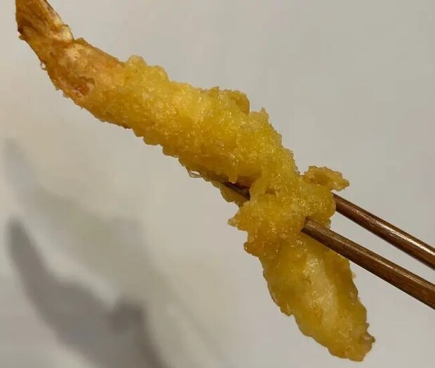 サクサク食感に復活した天ぷら（撮影：grapeフード編集部）