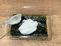 韓国海苔にご飯、ではなく？　意外な『白い食べ物』の正体に「本当に合うの？」