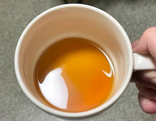 できあがった『カンロ飴』シロップの写真撮影：grapeフード編集部
