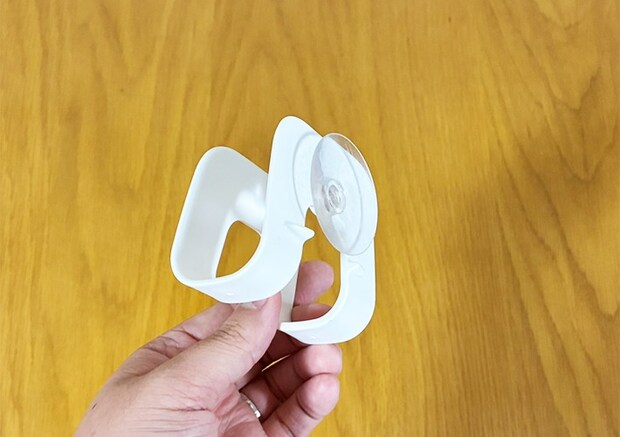 スポンジホルダーの活用写真（撮影：grapeライフハック編集部）