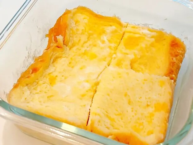 焼かなくていいとか最高！　レンチンで作るフレンチトーストに「フライパンで焼くより好きかも！」