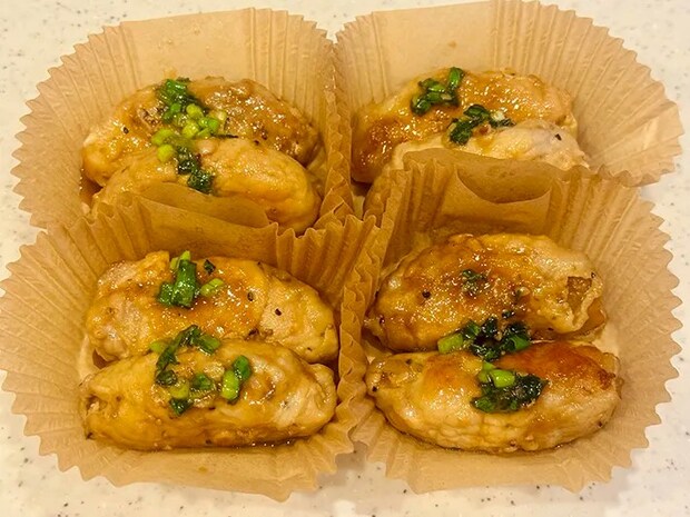 『豚肉のりんごチーズ巻き』の画像（画像提供：一般社団法人青森県りんご対策協議会）