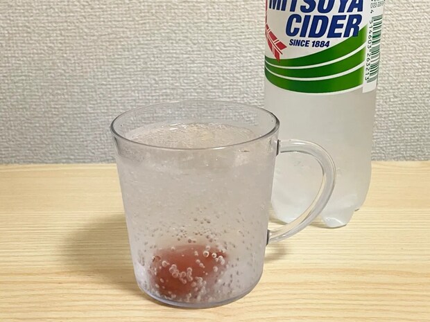 『氷不要』の冷たいサイダー　変わりに入れた食材に「シャリシャリ食感」「味が薄まらない」
