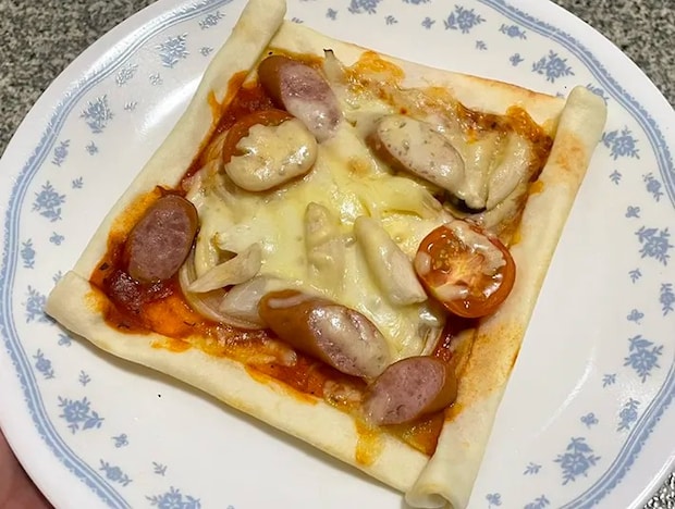 焼き上がったピザの写真（撮影：grapeフード編集部）