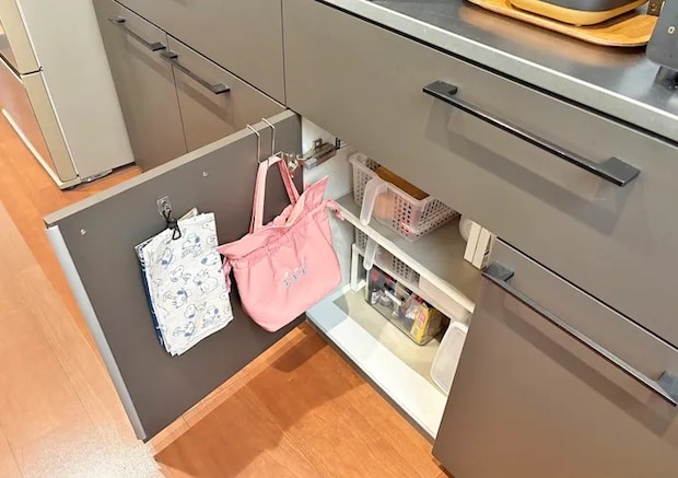 『お弁当グッズ収納』の写真（撮影：Classy Life）