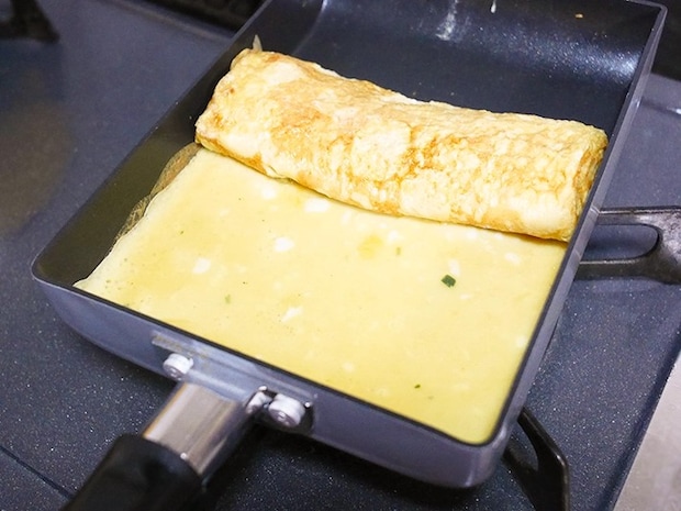 うどんスープを使った玉子焼き（撮影：grapeフード編集部）