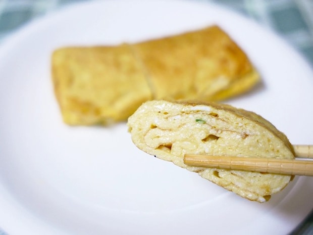 うどんスープを使った玉子焼き（撮影：grapeフード編集部）