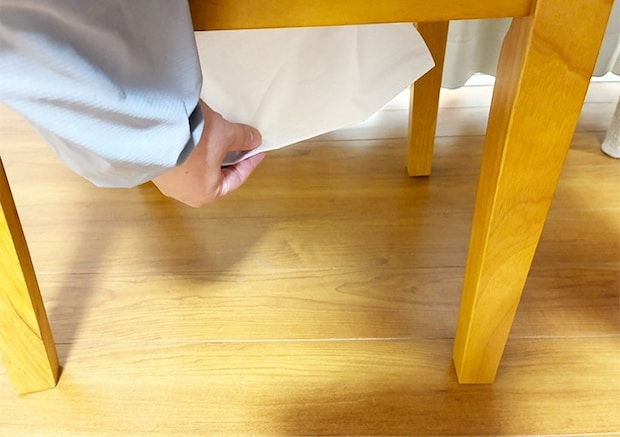 つっぱり棒の活用写真（撮影：grapeライフハック編集部）