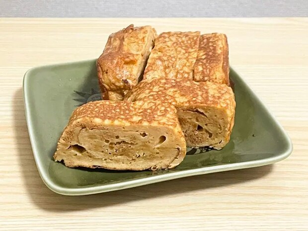 完成した玉子焼きの写真（撮影：grapeフード編集部）