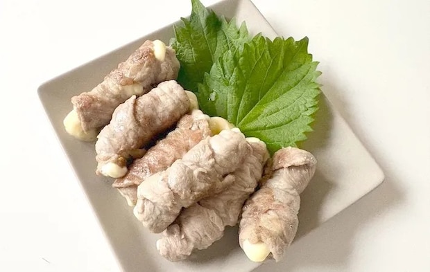 器に盛りつけた「チーズ肉まき」の画像（撮影：エニママ）