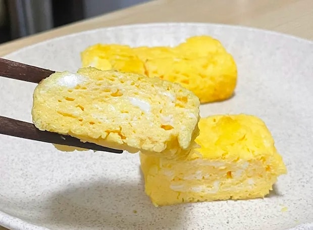 『カンタン酢』入りの玉子焼きの写真（撮影：grapeフード編集部）