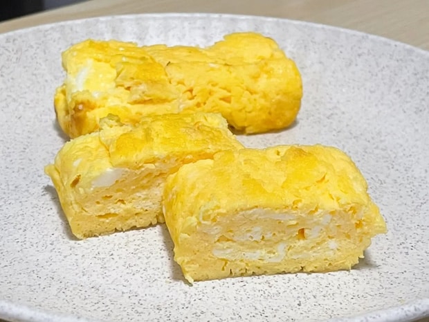 じゅわっと甘い玉子焼き　大さじ2杯加えた『調味料』に「バシッと味が決まる」「ふっくら食感」