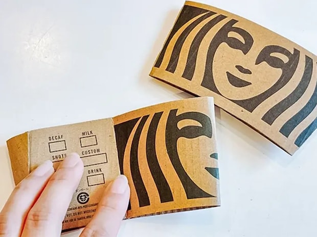 ホットでついてくる『スタバのスリーブ』 飲み終えた後の使い道に「何枚でもほしい」