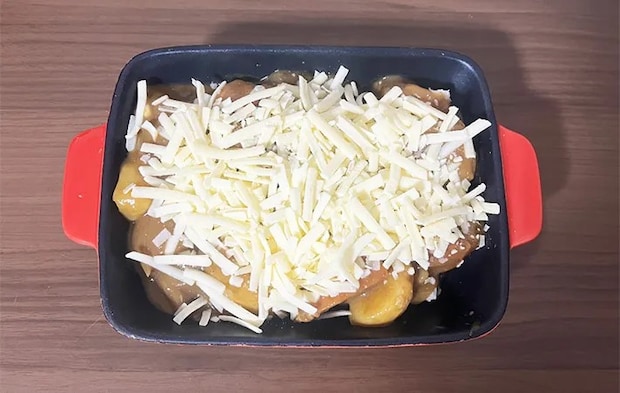 チーズをトッピングした画像（撮影：エニママ）