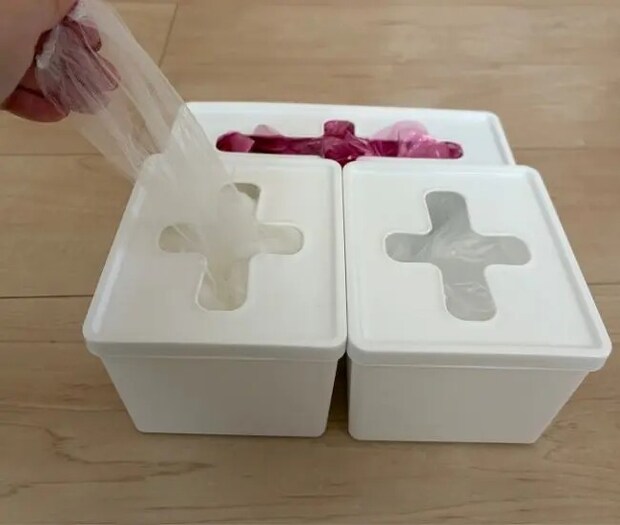 取り出す様子（撮影：grapeライフハック編集部）