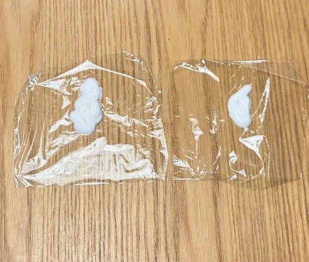 1プッシュの量を比較（撮影：grapeライフハック編集部）