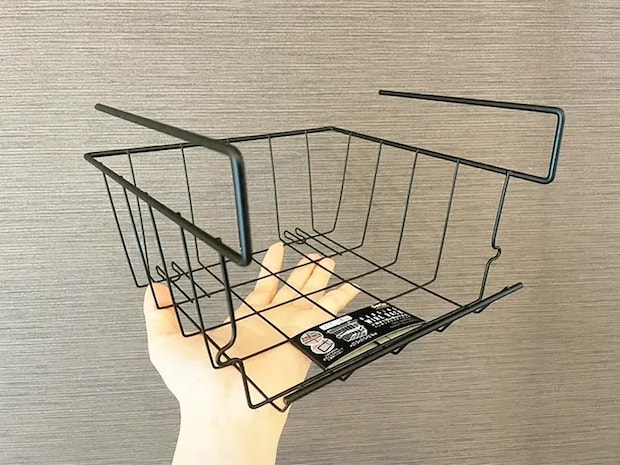 ワイヤーバスケットの写真（撮影：grapeライフハック編集部）
