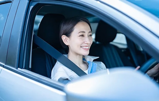 運転する人の写真