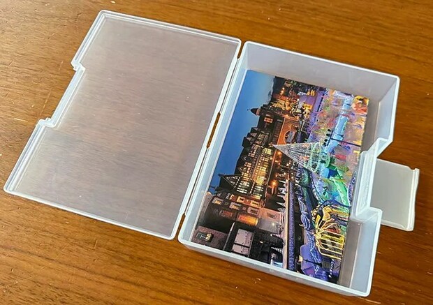 『はがき整理ケース』の活用写真（撮影：ワード）