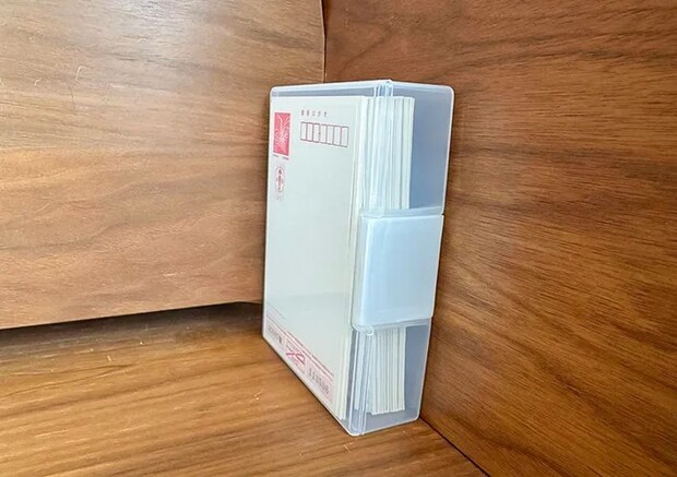 『はがき整理ケース』の写真（撮影：ワード）