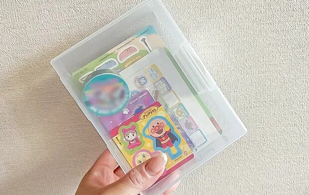 『はがき整理ケース』の活用写真（撮影：ワード）