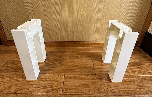 つっぱり棒用スリッパラックの画像