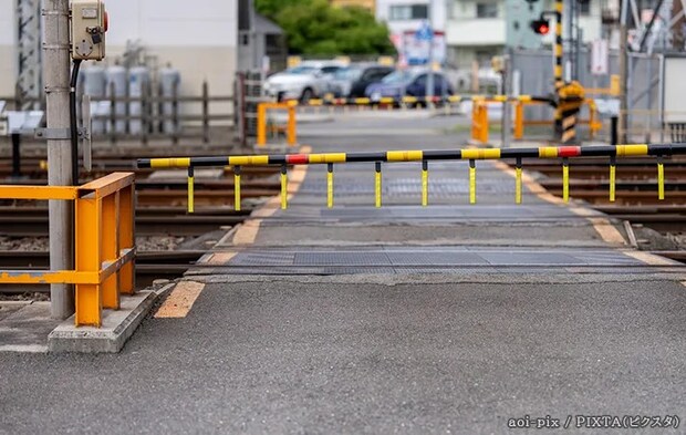 踏切の写真