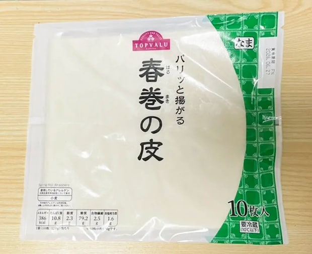 春巻きの皮の写真（撮影：grapeフード編集部）