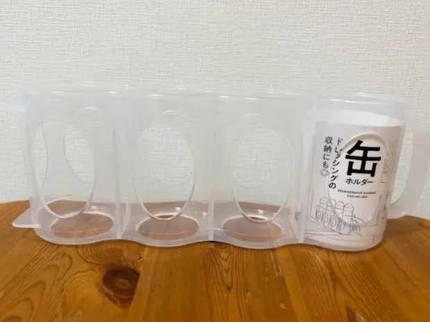 100均缶ホルダーの『じゃない使い方』　収納に役立つアイディアに感激！