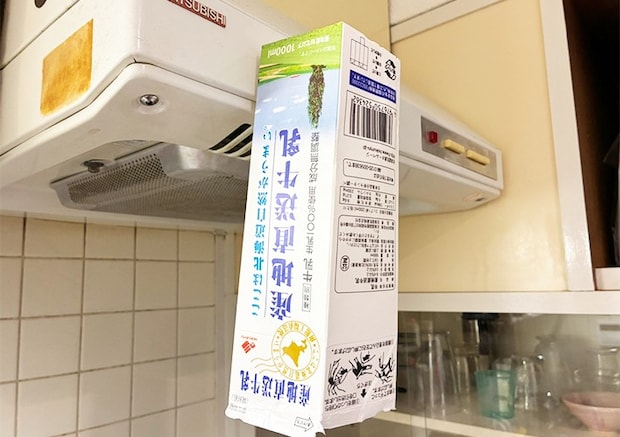 ダイソーの超強力マグネットの活用写真（撮影：grapeライフハック編集部）
