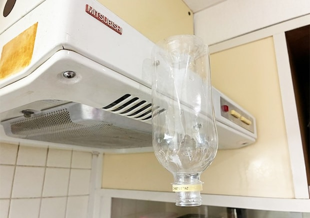 ダイソーの超強力マグネットの活用写真（撮影：grapeライフハック編集部）