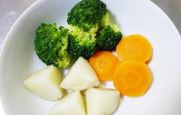 付け合わせの野菜の画像（撮影：エニママ）