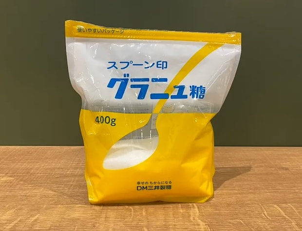 グラニュー糖の写真（撮影：grapeフード編集部）