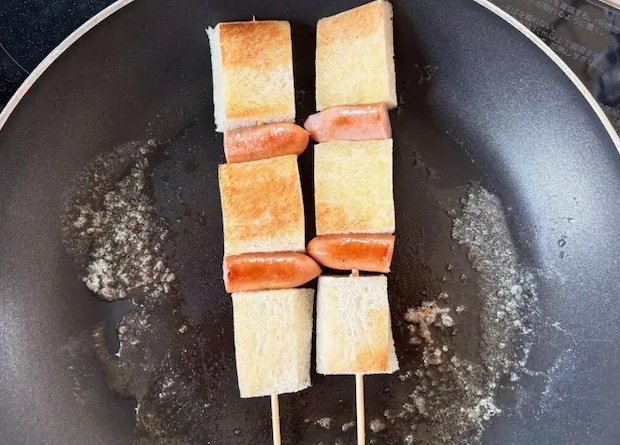 両面に焼き色が付いた画像（撮影：エニママ）